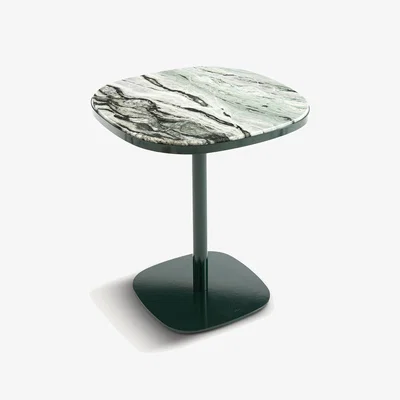 La Redoute Lixfeld Green Marble Bistro Table