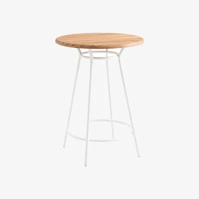 La Redoute Chassagne Teak & Aluminium Garden Bar Table