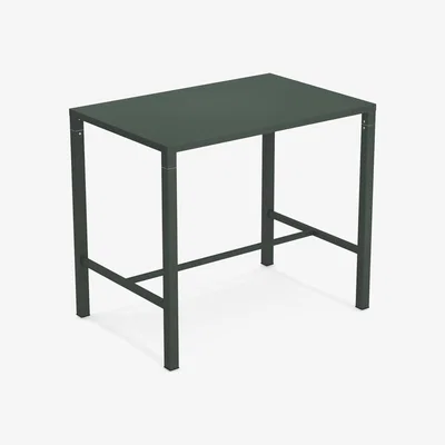 Made in Design Nova High table - / 120 x 80 cm x H 105 cm - Steel by Emu Green