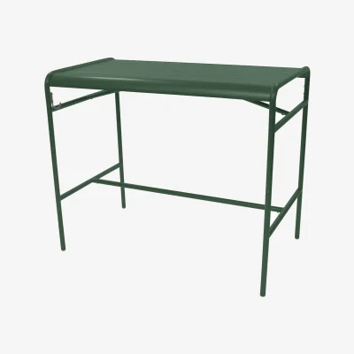 Made in Design Luxembourg High table metal green 4 people - 126 x 73 cm - Fermob