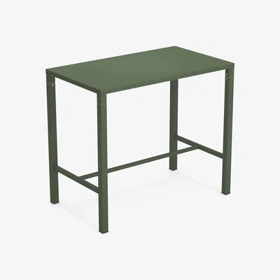 Made in Design Nova High table - / 120 x 70 cm x H 105 cm - Steel by Emu Green