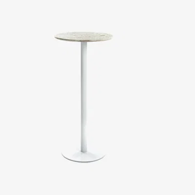 Made in Design Terrazzo High table - / Ø 50 cm by XL Boom White