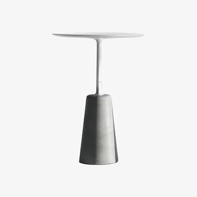 Made in Design Rock High table by MDF Italia White/Grey