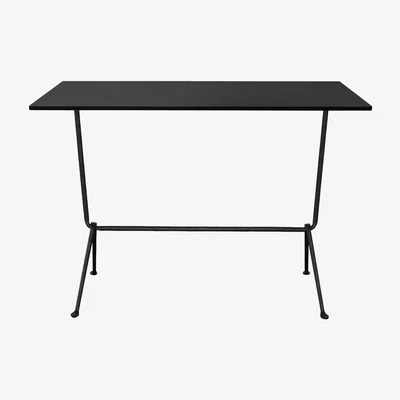 Made in Design Officina Bistrot Outdoor High table - H 110 cm - 120 x 60 cm - Steel top by Magis Black