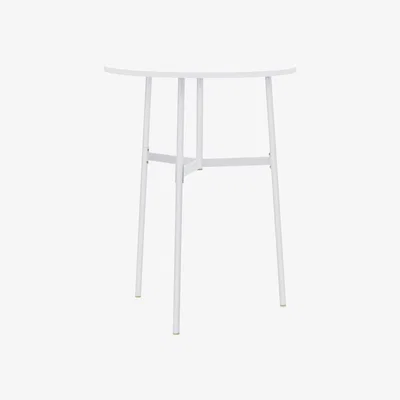Made in Design Union High table - / Ø 80 x H 105.5 cm – Fenix laminate by Normann Copenhagen White