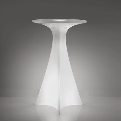 Made in Design Jet Luminous high table - / Ø 62 x H 100 cm by Slide White