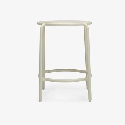 Made in Design Toní Haute Bistreau High table - / 59 x H 108 cm - Aluminium by Fatboy Beige