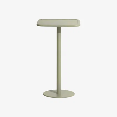 Made in Design Week-End High table - / 60 x 60 cm x H 105 cm by Petite Friture Green