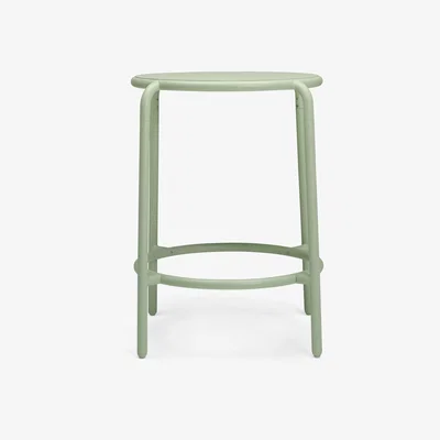 Made in Design Toní Haute Bistreau High table - / 59 x H 108 cm - Aluminium by Fatboy Green