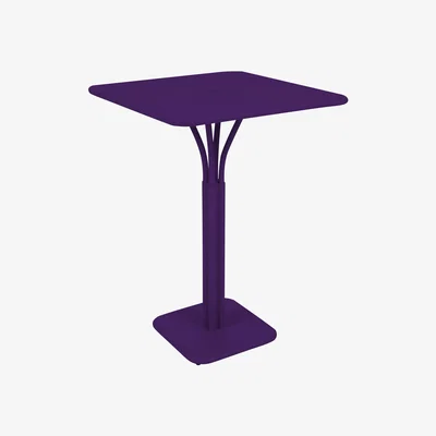 Made in Design Luxembourg High table - 80 x 80 x H 105 cm by Fermob Purple