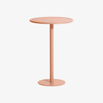 Made in Design Week-End High table - / Ø 70 x H 105 cm by Petite Friture Pink