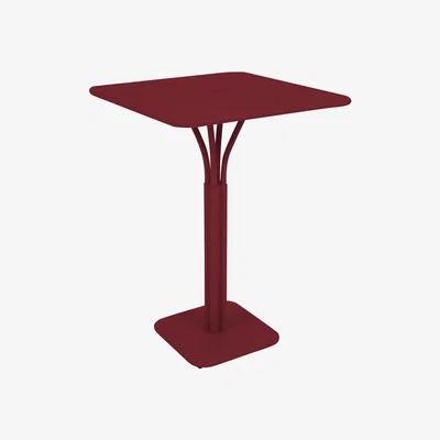 Made in Design Luxembourg High table - 80 x 80 x H 105 cm by Fermob Red