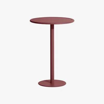 Made in Design Week-End High table - / Ø 70 x H 105 cm by Petite Friture Red