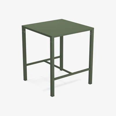 Made in Design Nova High table - / 90 x 90 cm x H 105 cm - Steel by Emu Green