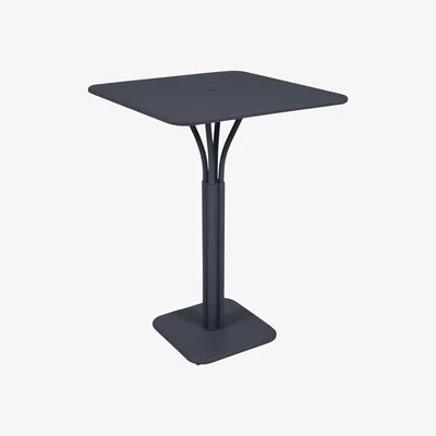 Made in Design Luxembourg High table - 80 x 80 x H 105 cm by Fermob Black