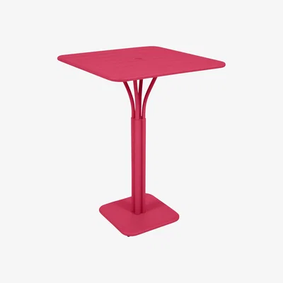 Made in Design Luxembourg High table - / 80 x 80 x H 105 cm by Fermob Pink
