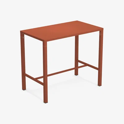 Made in Design Nova High table - / 120 x 70 cm x H 105 cm - Steel by Emu Red