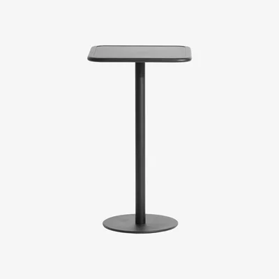 Made in Design Week-End High table - / 60 x 60 cm x H 105 cm by Petite Friture Black