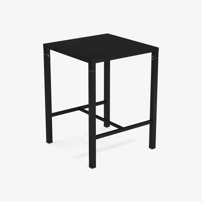 Made in Design Nova High table - / 80 x 80 cm x H 105 cm - Steel by Emu Black