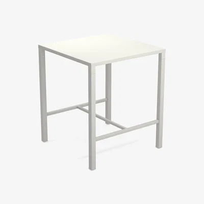 Made in Design Nova High table - / 90 x 90 cm x H 105 cm - Steel by Emu White