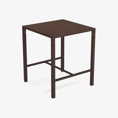 Made in Design Nova High table - / 90 x 90 cm x H 105 cm - Steel by Emu Brown