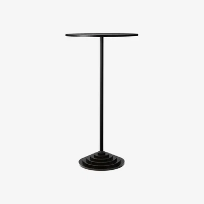 Made in Design Solus High table - / Ø 60 x H 110 cm - Marble base by AYTM Black