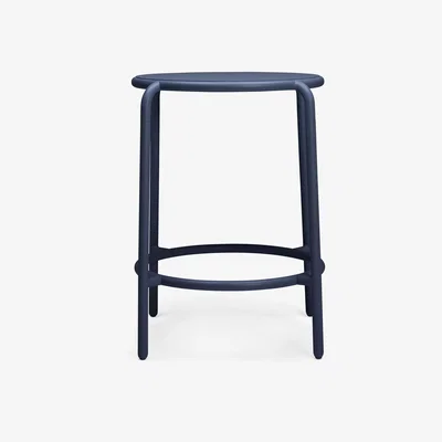 Made in Design Toní Haute Bistreau High table - / 59 x H 108 cm - Aluminium by Fatboy Blue