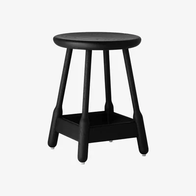 Nordic Nest Massproductions Albert barstool 50 cm Dark stained oak