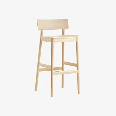 Nordic Nest Woud Pause barstool 75 cm White-pigment oak