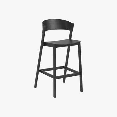 Nordic Nest Muuto Cover bar stool Black