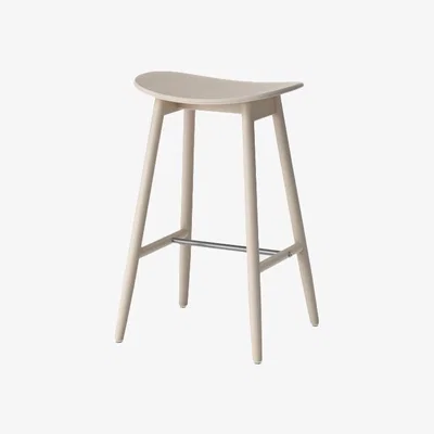 Nordic Nest Massproductions Icha barstool 65 cm White-oiled oak