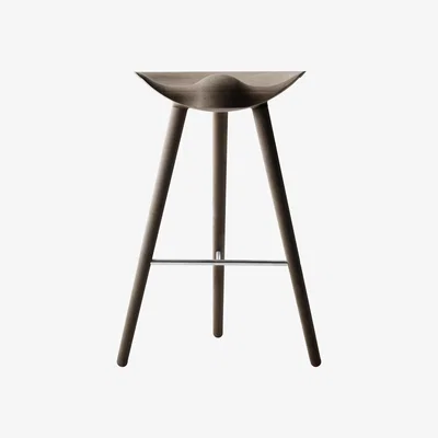 Nordic Nest By Lassen ML42 barstool 77 cm Brown oiled oak-steel