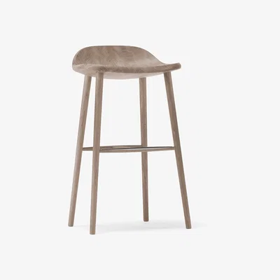 Nordic Nest Stolab Miss Holly bar stool H78 Oak white oiled