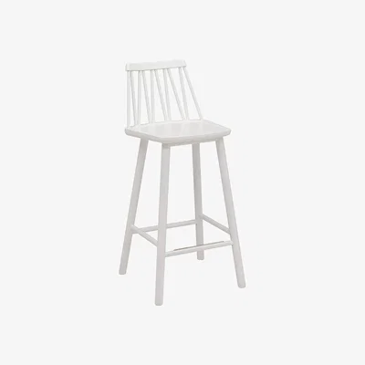 Nordic Nest Hans K ZigZag bar stool 63 cm White