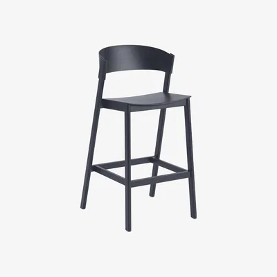 Nordic Nest Muuto Cover bar stool Midnight blue