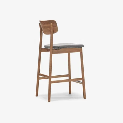 Nordic Nest Stolab Prima Vista bar stool Brown/beige-oiled oak