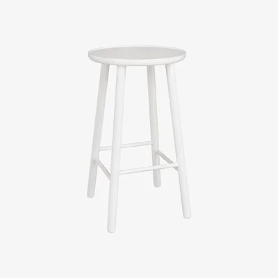 Nordic Nest Hans K ZigZag bar stool 63 cm White birch
