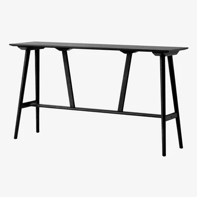 Nordic Nest &Tradition In Between SK27 Bar Table 190x50x105 cm Black laquered oak
