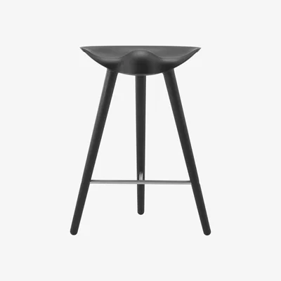 Nordic Nest By Lassen ML42 barstool 69 cm Black-stained beech steel