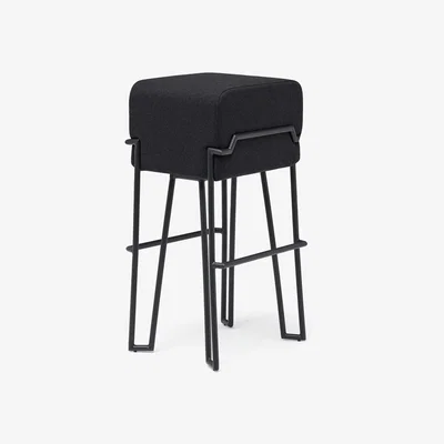 Nordic Nest Puik Bokk barstool Black-black