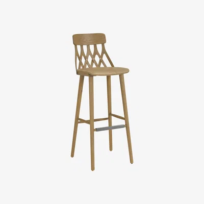 Nordic Nest Hans K Y5 bar stool 78 cm Oiled oak