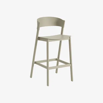 Nordic Nest Muuto Cover bar stool Dark beige