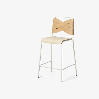 Nordic Nest Design House Stockholm Torso barstool ash-natural