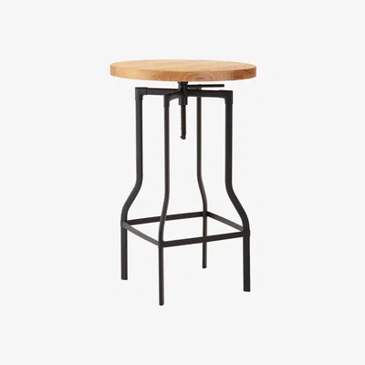 Olivia's Olivia's Soft Industrial Collection - Iron Foundry Ash Bar Table