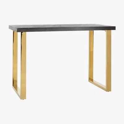 Olivia's Richmond Blackbone Gold Bar Table
