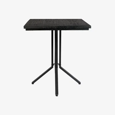 Olivia's Olivia's Nordic Living Collection - Mikkel Square counter Table in Black