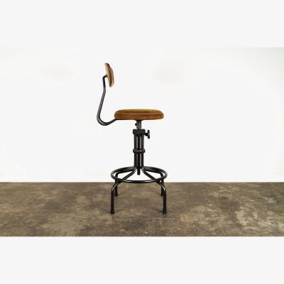 Out & Out Original District 8 - Adjustable Stool - Leather Seat