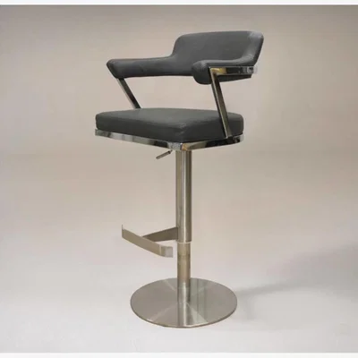 Downtown Hnd Firenza Bar Stool, Stainless Steel