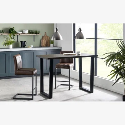Downtown Julian Bowen Brooklyn Bar Table - Dark Oak In darkoak