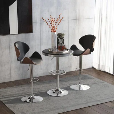 The Range Round Height Adjustable Pub Table